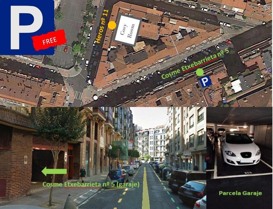 Cosy Room - Guggen º Parking Free Bilbao Exterior foto